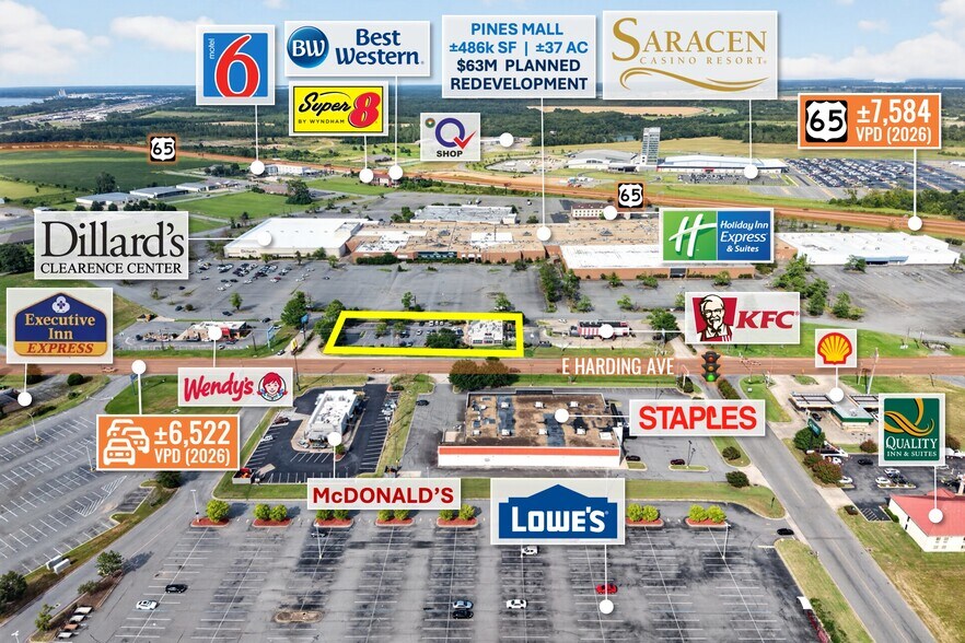 3000 Pines Mall Dr, Pine Bluff, AR à vendre - Photo de l’immeuble – Image 3 sur 12