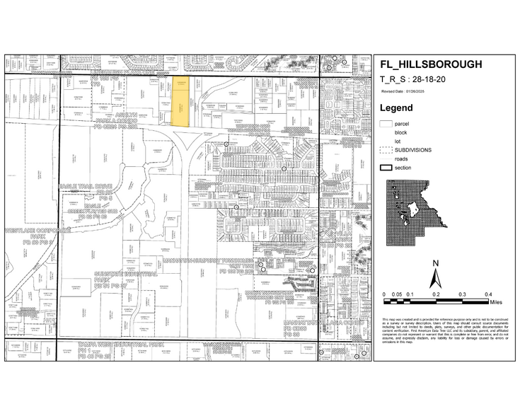 4908 W Linebaugh Ave, Tampa, FL à louer - Plan cadastral – Image 2 sur 2