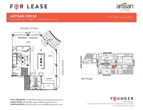 2973 W 7th St, Fort Worth, TX à louer Plan d’étage– Image 1 sur 1