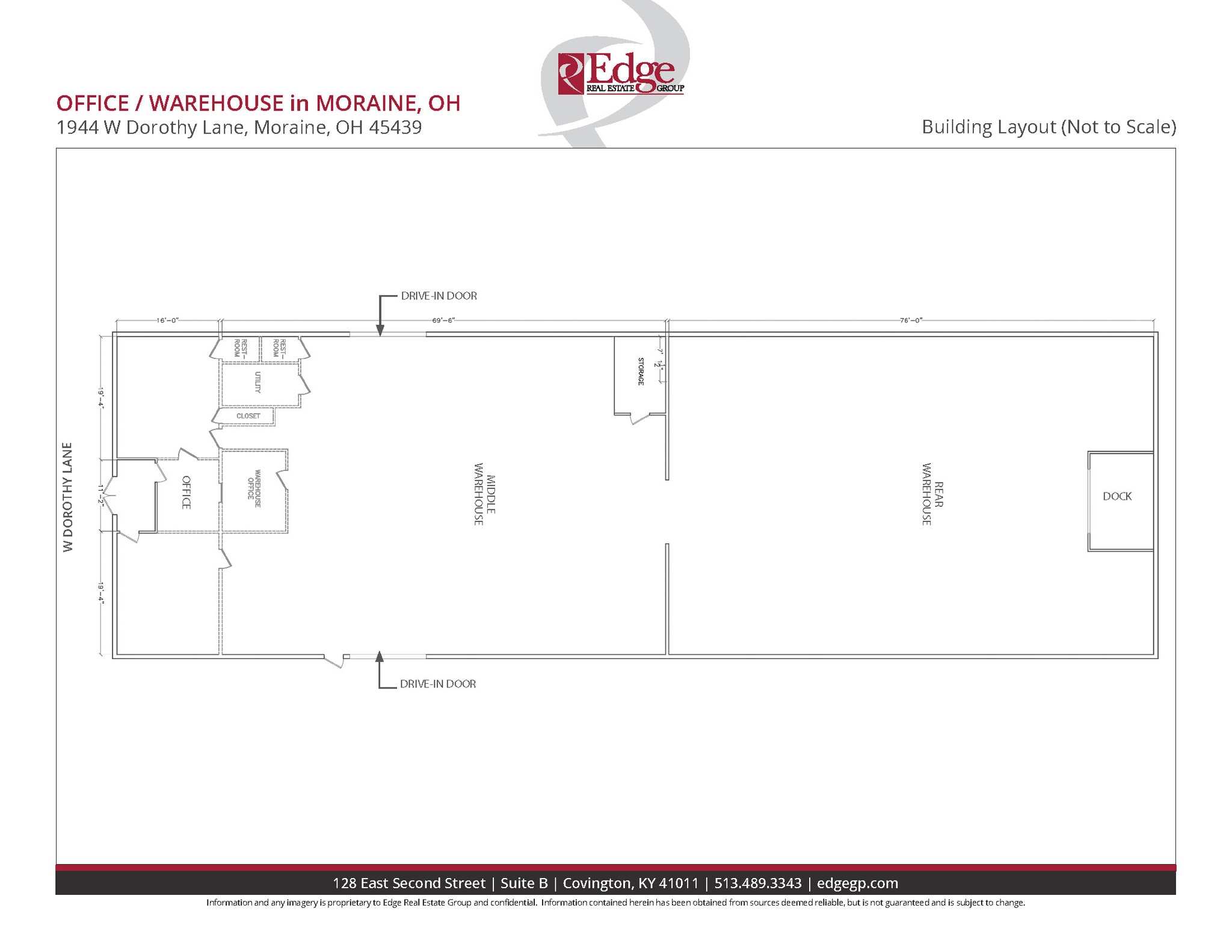 1944 W Dorothy Ln, Dayton, OH à louer Plan d’étage– Image 1 sur 7