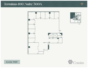 3280 Peachtree Rd, Atlanta, GA à louer Plan d’étage– Image 1 sur 7