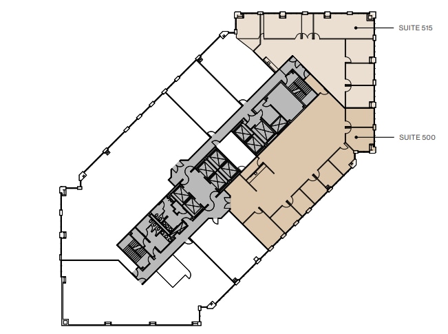 501 W Broadway, San Diego, CA à louer Plan d’étage– Image 1 sur 5