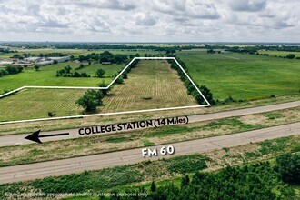 TBD FM 60, Snook, TX - Vue aérienne vue de carte - Image1