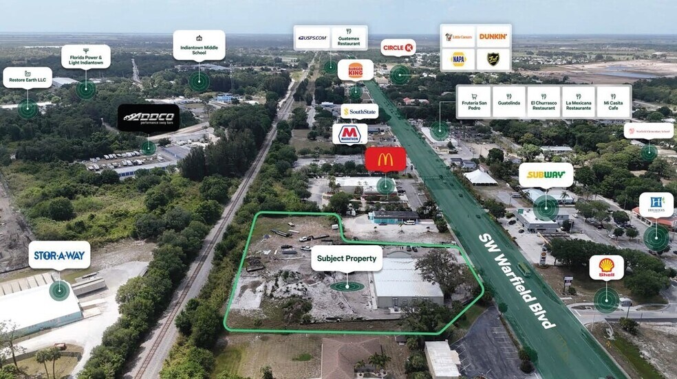 15388 SW Warfield Blvd, Indiantown, FL à vendre - Aérien – Image 2 sur 7