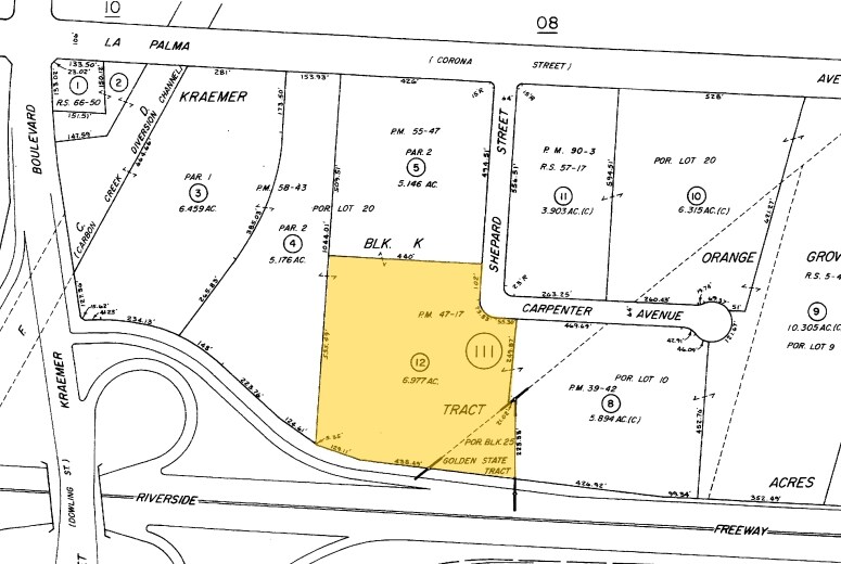 1025 N Shepard St, Anaheim, CA à vendre - Plan cadastral – Image 2 sur 17
