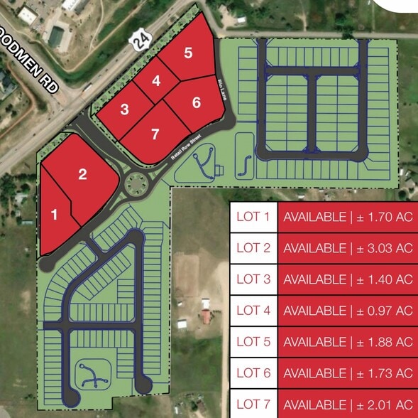 Woodmen Rd & HWY 24, Falcon, CO à vendre - Plan de site – Image 1 sur 1