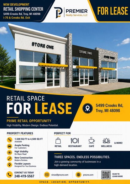 5499 Crooks rd, Troy, MI à louer - Photo de l’immeuble – Image 2 sur 4