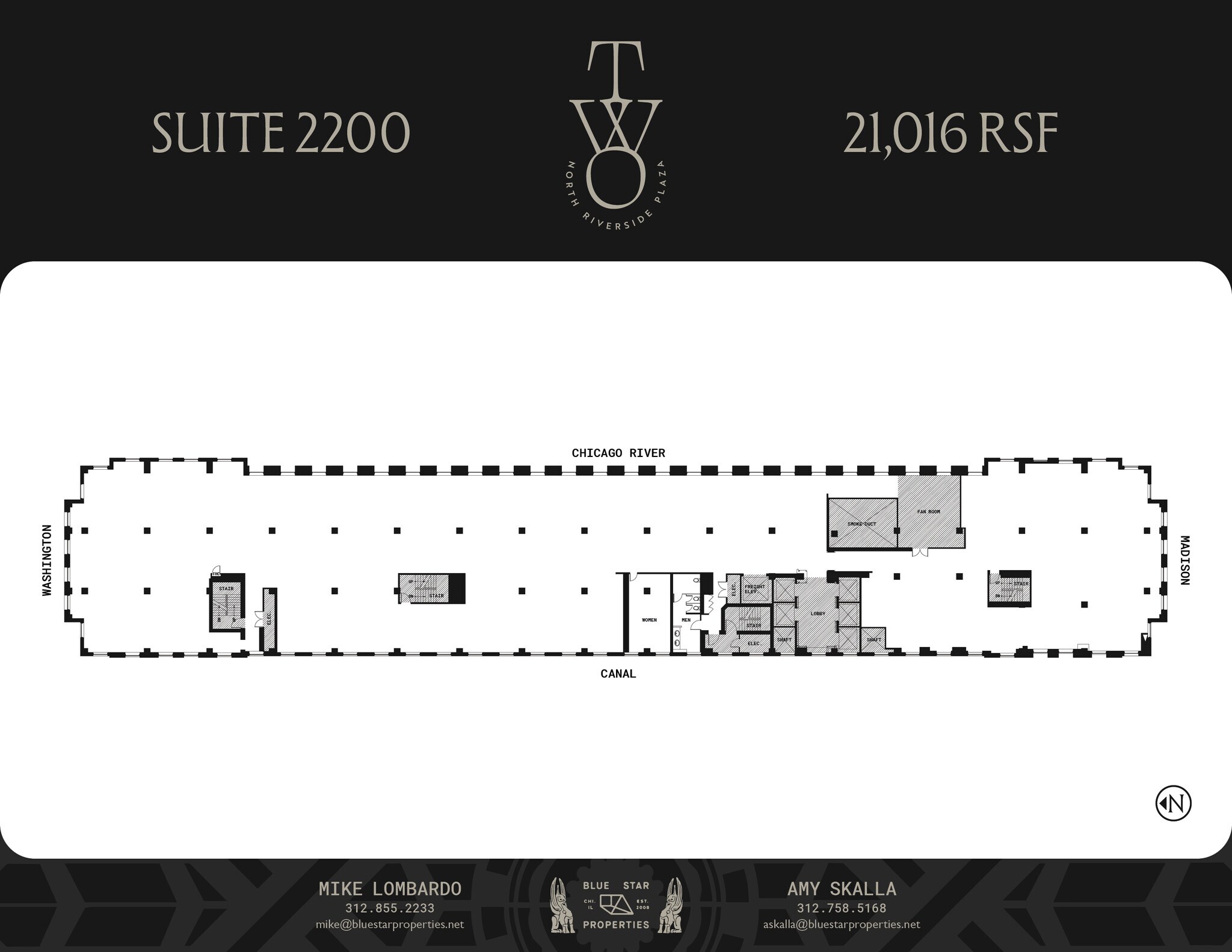 2 N Riverside Plz, Chicago, IL à louer Plan d’étage– Image 1 sur 1
