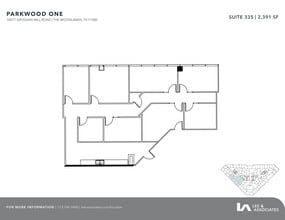 10077 Grogans Mill Rd, The Woodlands, TX à louer Plan d’étage– Image 1 sur 1
