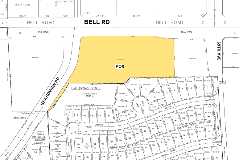 7055 W Bell Rd, Glendale, AZ à louer - Plan cadastral – Image 2 sur 5
