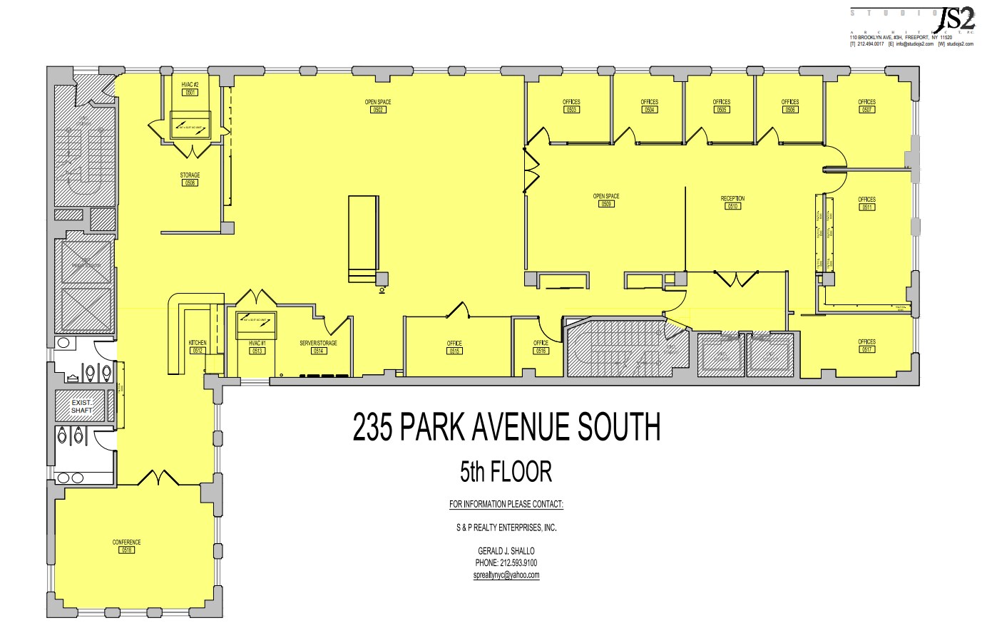235 Park Ave S, New York, NY à louer Plan d’étage– Image 1 sur 10