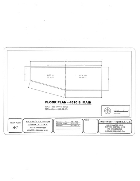 4510 S Main St, Acworth, GA à louer - Plan de site – Image 2 sur 5