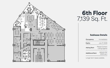 130 Queens Quay E, Toronto, ON à louer Plan d’étage– Image 1 sur 2