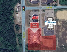 3989 S Lapeer Rd, Metamora, MI - VUE AÉRIENNE vue de carte - Image1