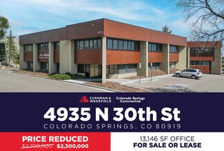 Plus de détails pour 4935 N 30th St, Colorado Springs, CO - Bureau à vendre
