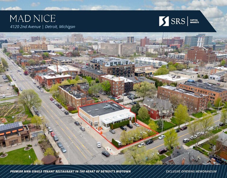 4120 2nd Ave, Detroit, MI à vendre - Photo principale – Image 1 sur 10
