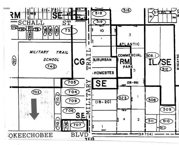 4587-4661 Okeechobee Blvd, West Palm Beach, FL à louer - Plan cadastral – Image 3 sur 9