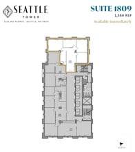 1218 3rd Ave, Seattle, WA à louer Plan d’étage– Image 1 sur 1