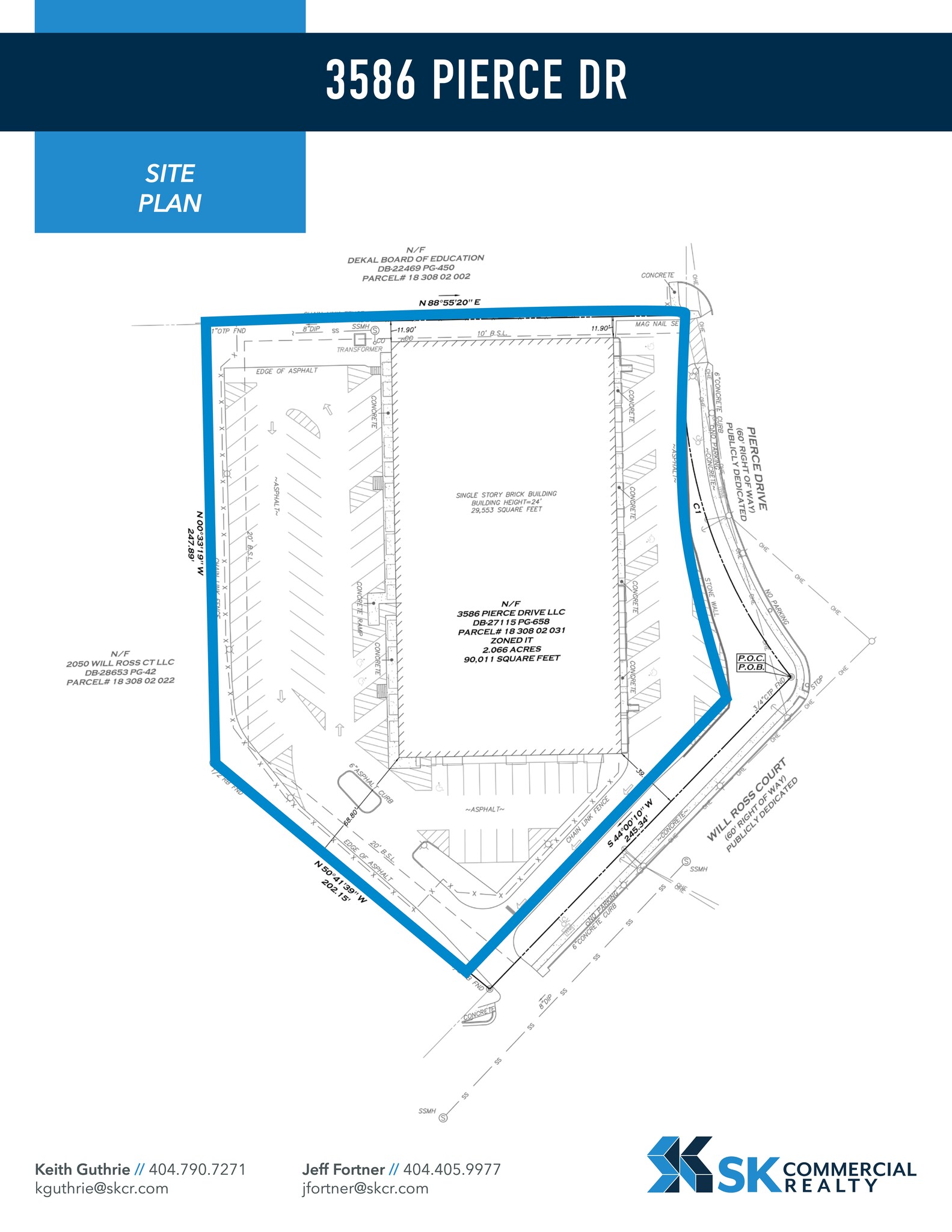 3586 Pierce Dr NE, Chamblee, GA à vendre Plan d’étage– Image 1 sur 2