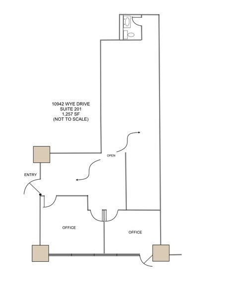 10942 Wye Dr, San Antonio, TX à louer - Plan d’étage – Image 3 sur 6