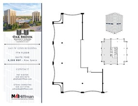1415 W 22nd St, Oak Brook, IL à louer Plan d’étage– Image 1 sur 1