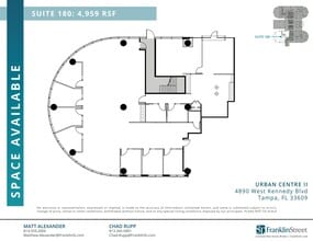 4830 W Kennedy Blvd, Tampa, FL à louer Plan d’étage– Image 1 sur 1