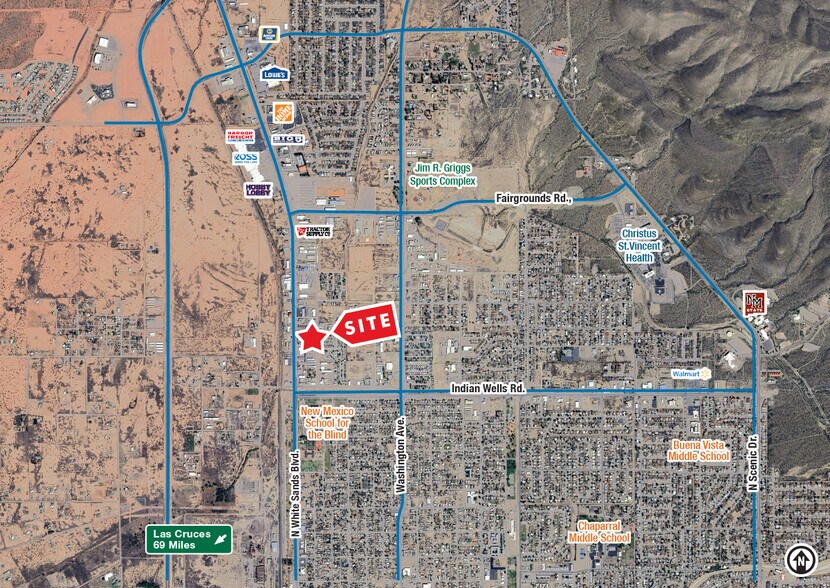 2318 N White Sands Blvd, Alamogordo, NM à louer - Photo de l’immeuble – Image 3 sur 12