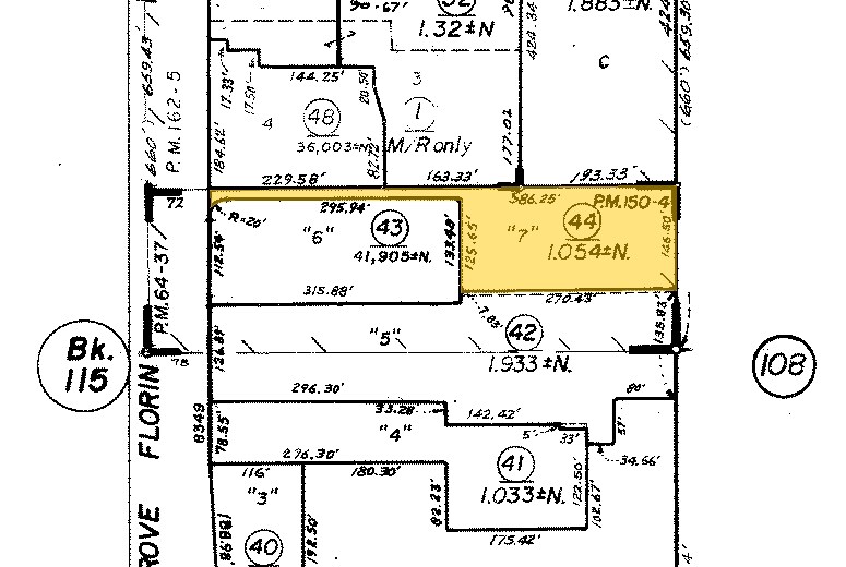 8347 Elk Grove Florin Rd, Sacramento, CA à louer - Plan cadastral – Image 2 sur 5