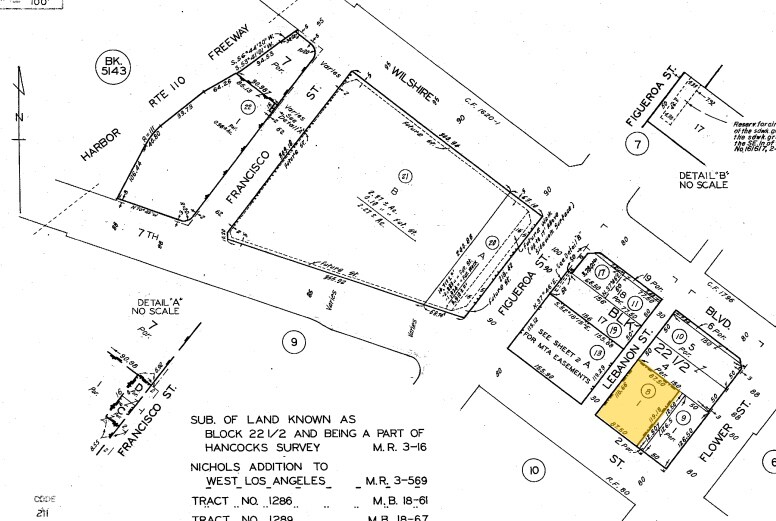811 W 7th St, Los Angeles, CA à louer - Plan cadastral – Image 2 sur 27