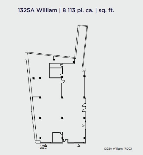 1320-1390 Rue Barré, Montréal, QC à louer Plan d’étage– Image 1 sur 1