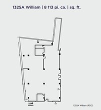1320-1390 Rue Barré, Montréal, QC à louer Plan d’étage– Image 1 sur 1