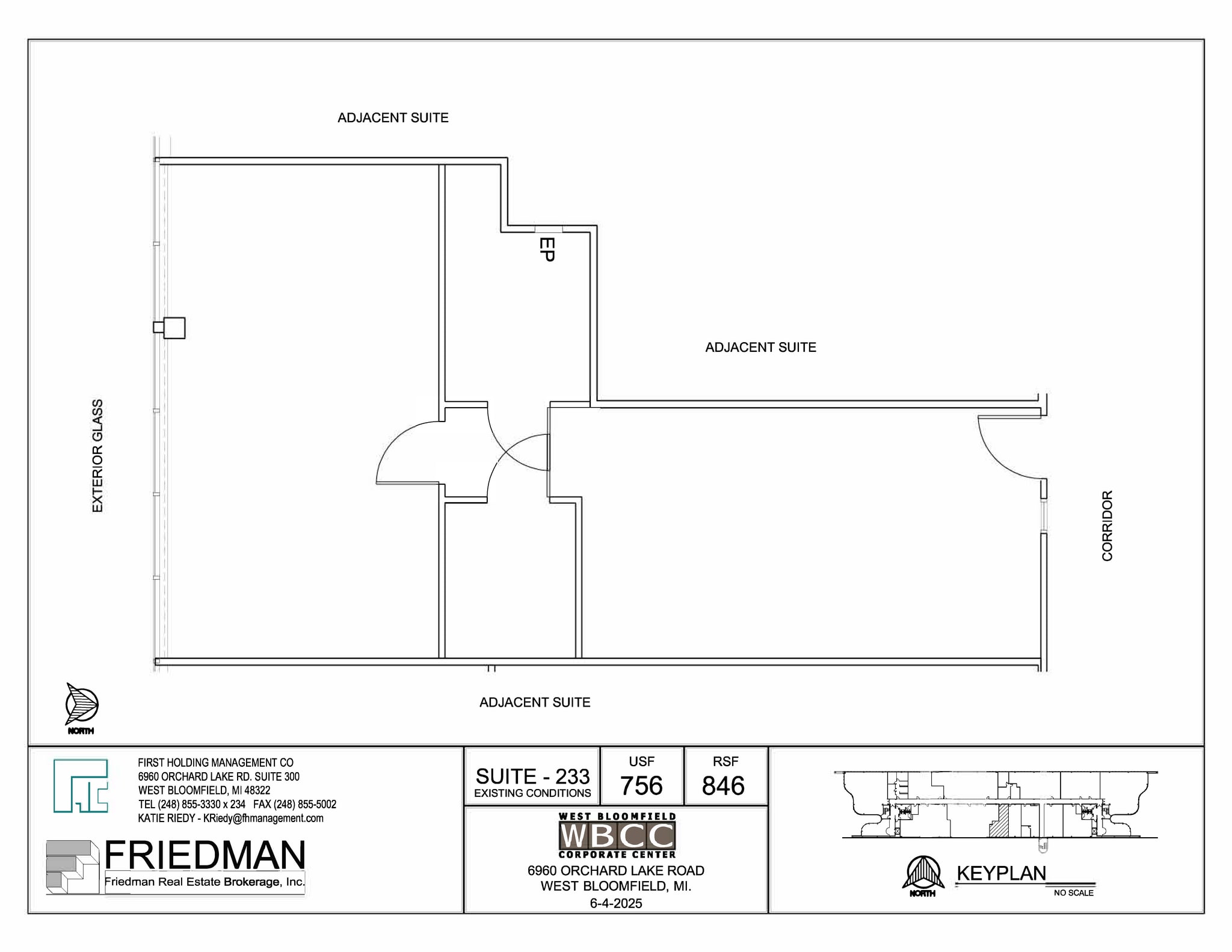 6960 Orchard Lake Rd, West Bloomfield, MI à louer Plan d’étage– Image 1 sur 2