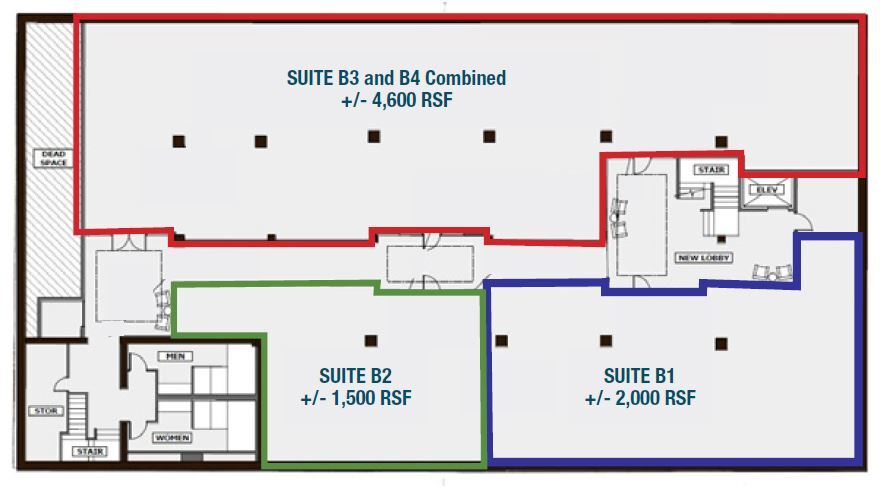 206 E 4th St, Loveland, CO à louer Plan d’étage– Image 1 sur 3