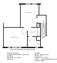 43 W Front St, Red Bank, NJ à louer Plan d’étage– Image 1 sur 1