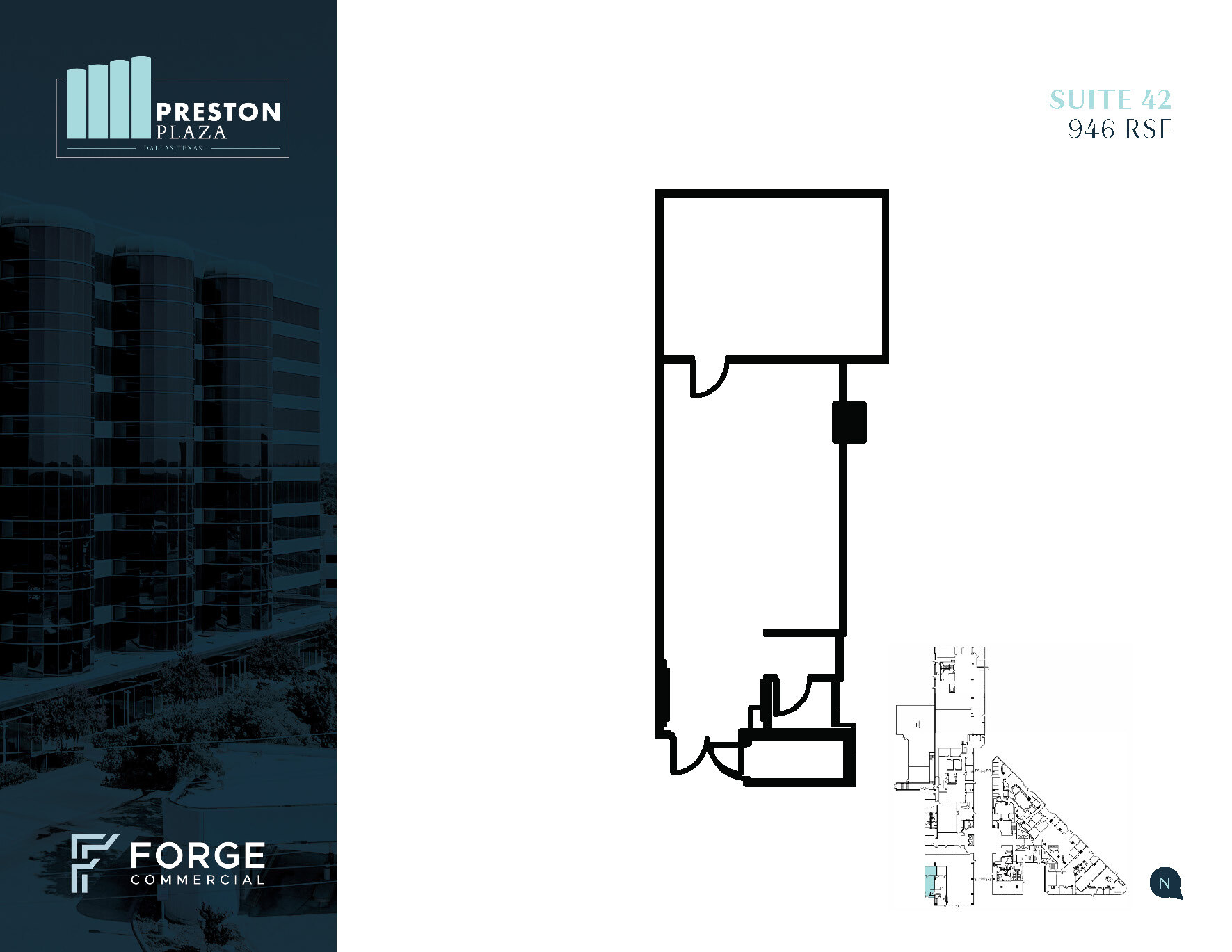 17950 Preston Rd, Dallas, TX à louer Plan d’étage– Image 1 sur 1