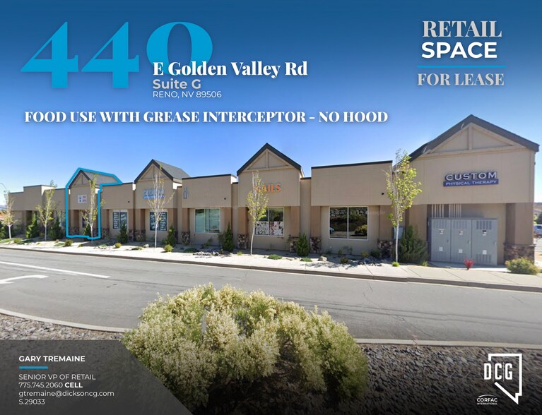 440 E Golden Valley Rd, Reno, NV à louer - Photo principale – Image 1 sur 4