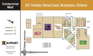 225-227 Vodden St, Brampton, ON à louer Plan de site– Image 1 sur 1