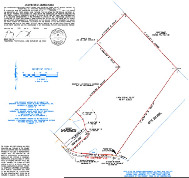 16914 FM 429, Terrell, TX à vendre - Plan de site – Image 2 sur 2