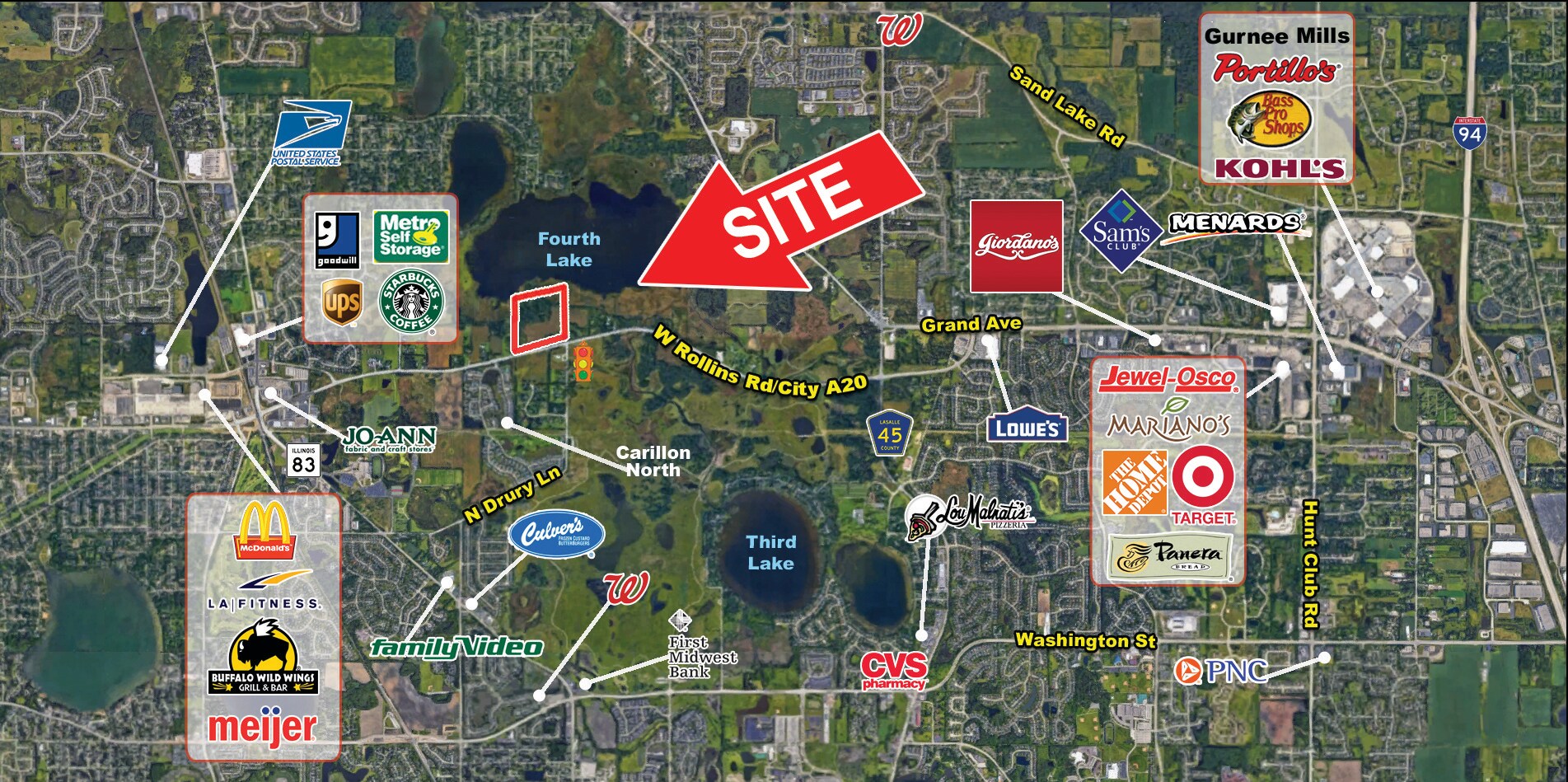 20660 W Rollins Rd, Lake Villa, IL à vendre Photo principale– Image 1 sur 8