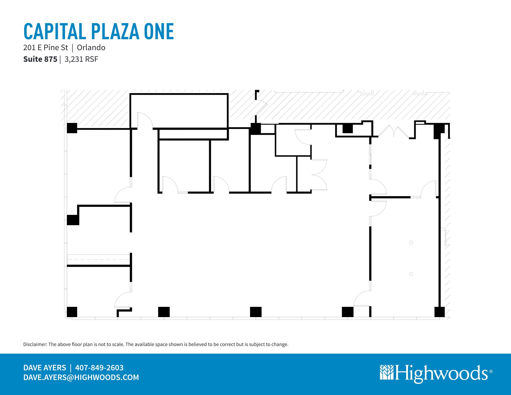 201 E Pine St, Orlando, FL à louer Plan de site– Image 1 sur 1