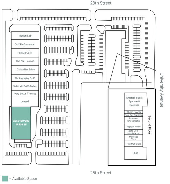 2700 University Ave, West Des Moines, IA à louer - Plan de site – Image 2 sur 2