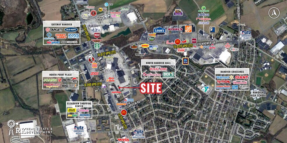 1155 Carlisle St, Hanover, PA à louer - Plan de site – Image 2 sur 2