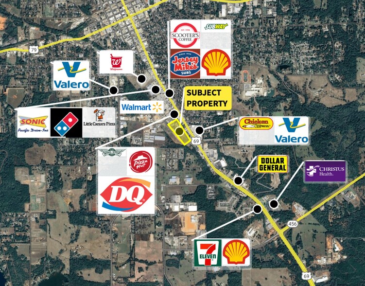 1599 S Jackson St, Jacksonville, TX à vendre - Photo principale – Image 3 sur 10