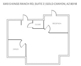 6410 S Kings Ranch Rd, Gold Canyon, AZ à louer Plan d’étage– Image 1 sur 1
