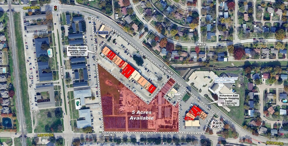 1000 E Belt Line Rd, Richardson, TX à louer - Plan de site – Image 2 sur 2