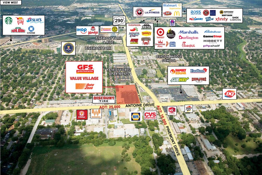 5121-5155 Antoine Dr, Houston, TX à louer - Photo de l’immeuble – Image 2 sur 9