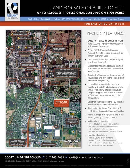 10533 Greenfield Ave, Noblesville, IN à vendre - Photo de l’immeuble – Image 2 sur 3