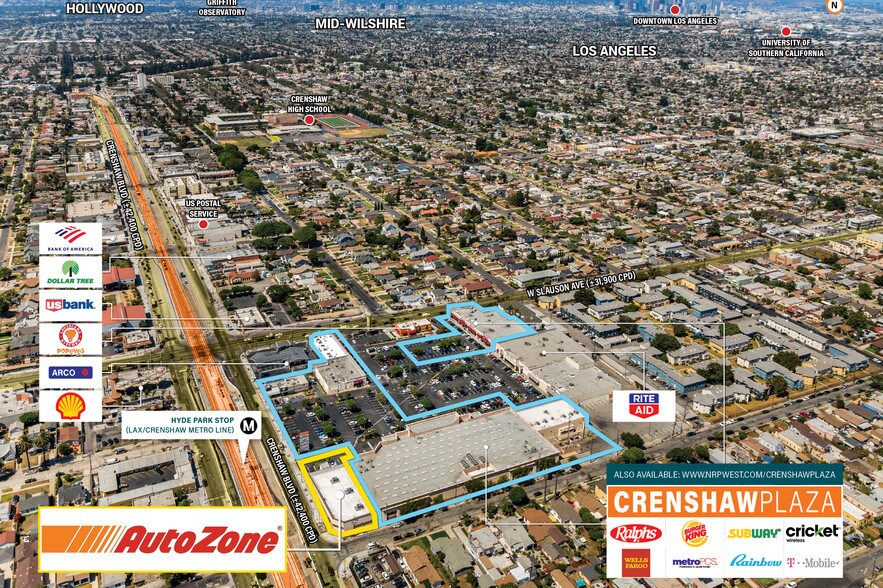 5870 Crenshaw Blvd, Los Angeles, CA à vendre - Photo de l’immeuble – Image 2 sur 8