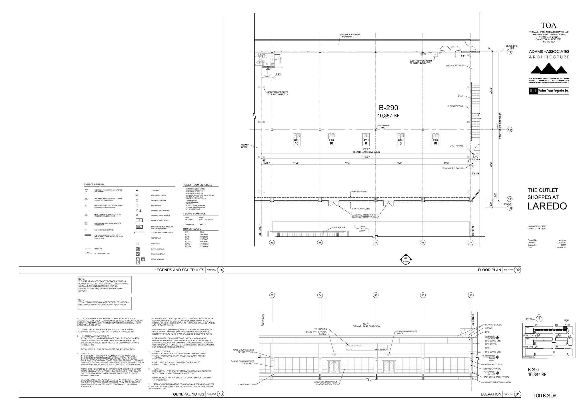 1600 Water St, Laredo, TX à louer Plan d’étage– Image 1 sur 7