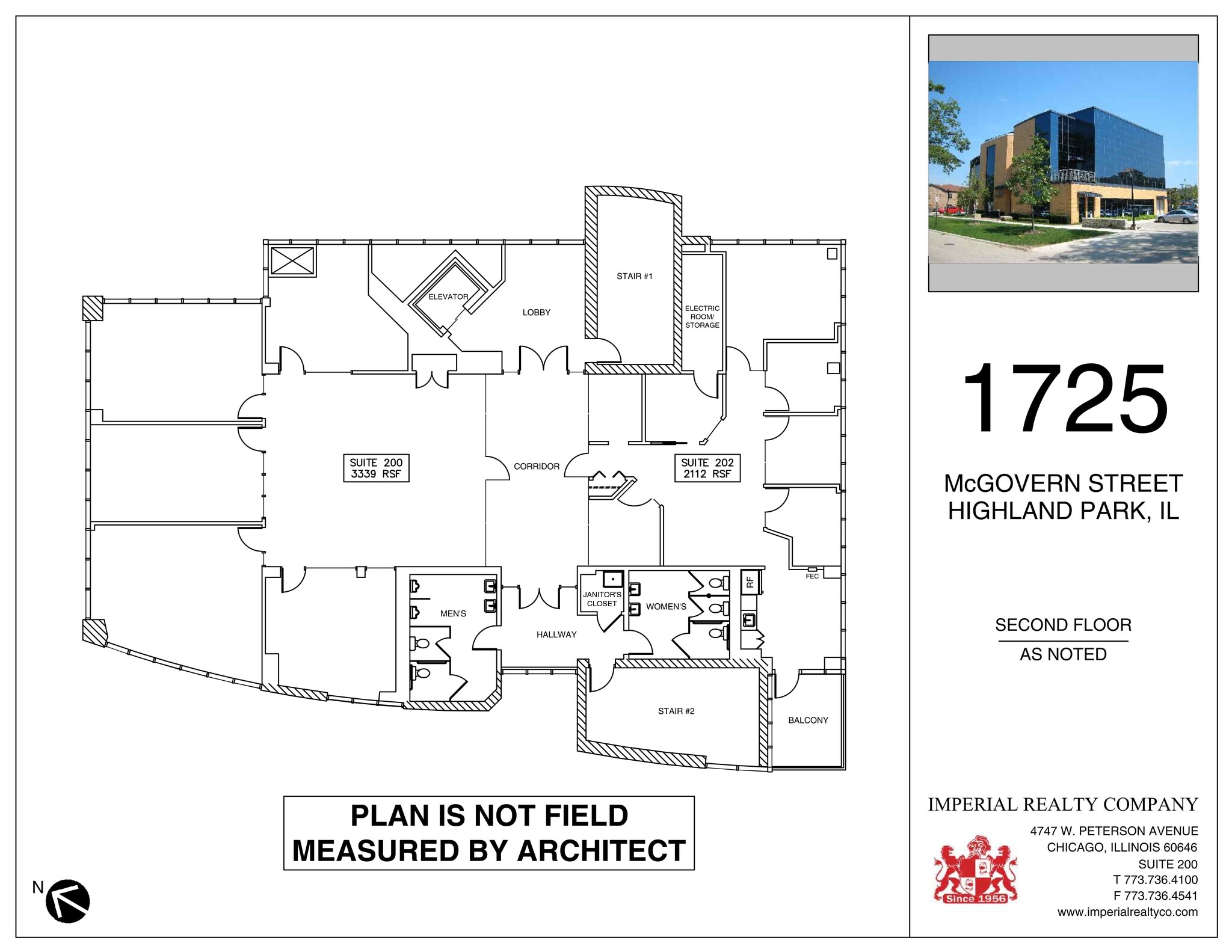 1725 N McGovern St, Highland Park, IL à louer Plan de site– Image 1 sur 6